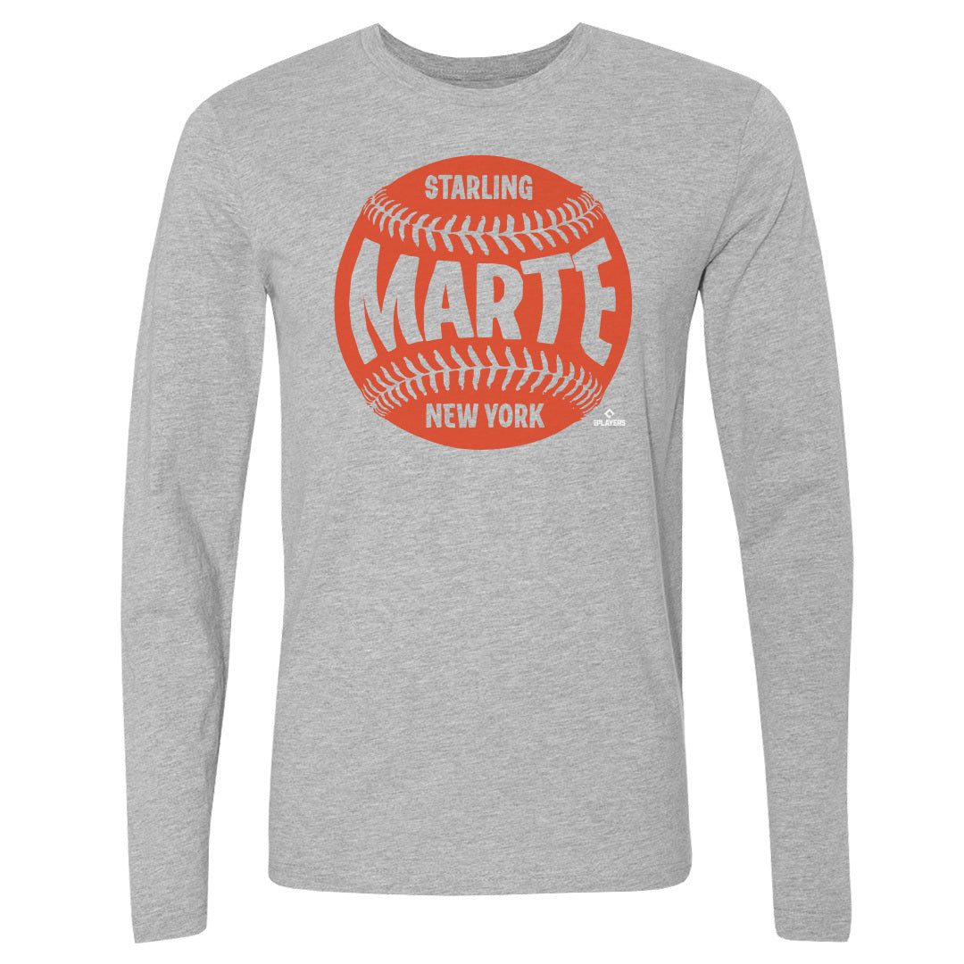 Starling Marte Men&#39;s Long Sleeve T-Shirt | 500 LEVEL