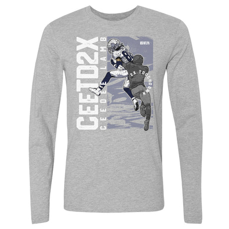 CeeDee Lamb Men's Long Sleeve T-Shirt | 500 LEVEL