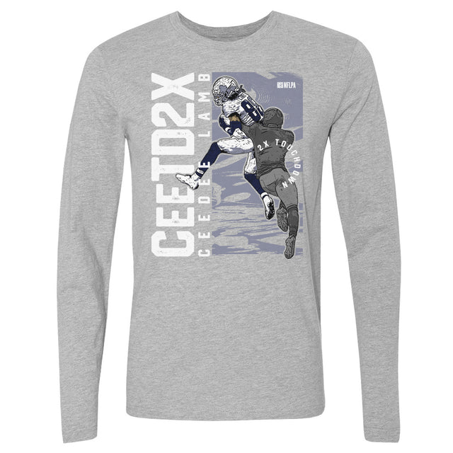 CeeDee Lamb Men's Long Sleeve T-Shirt | 500 LEVEL