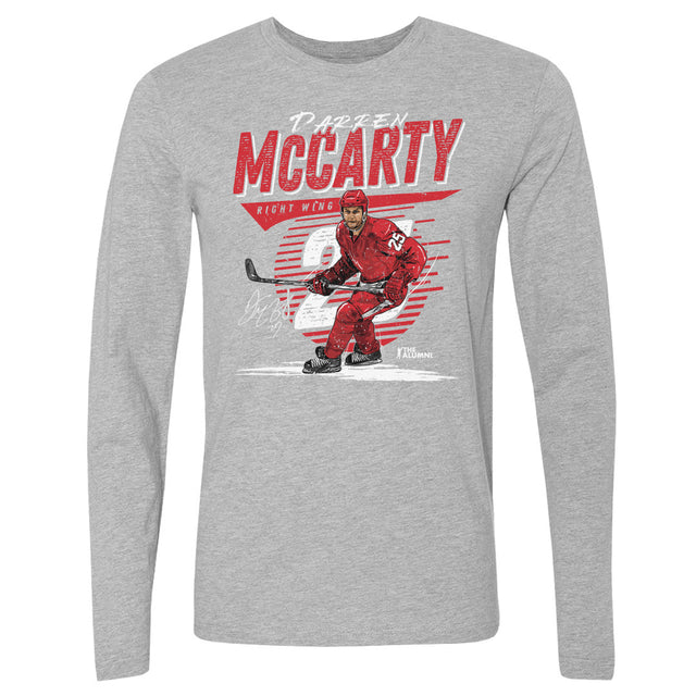 Darren McCarty Men's Long Sleeve T-Shirt | 500 LEVEL