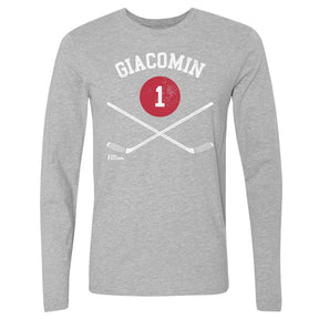 Eddie Giacomin Men's Long Sleeve T-Shirt | 500 LEVEL