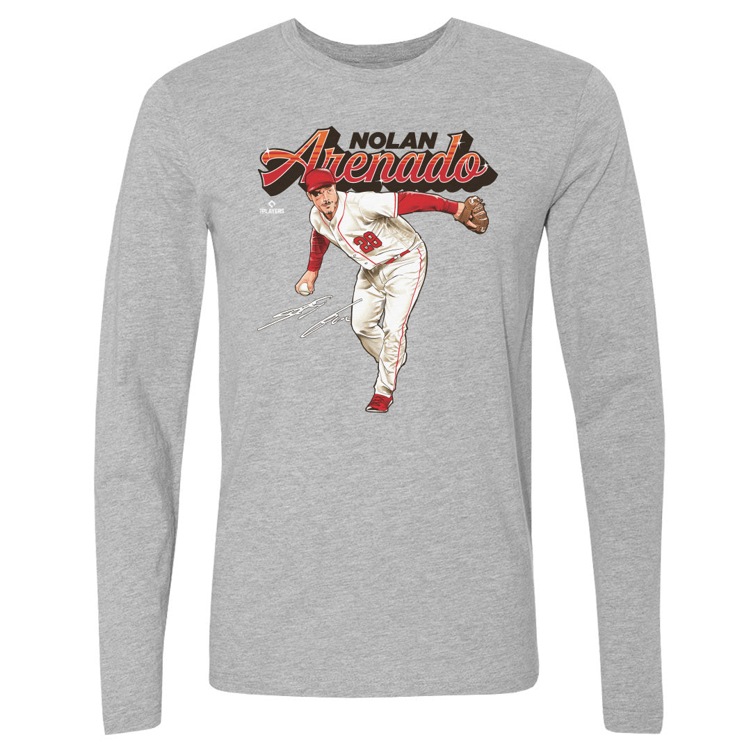 Nolan Arenado Men's Long Sleeve T-Shirt | 500 LEVEL