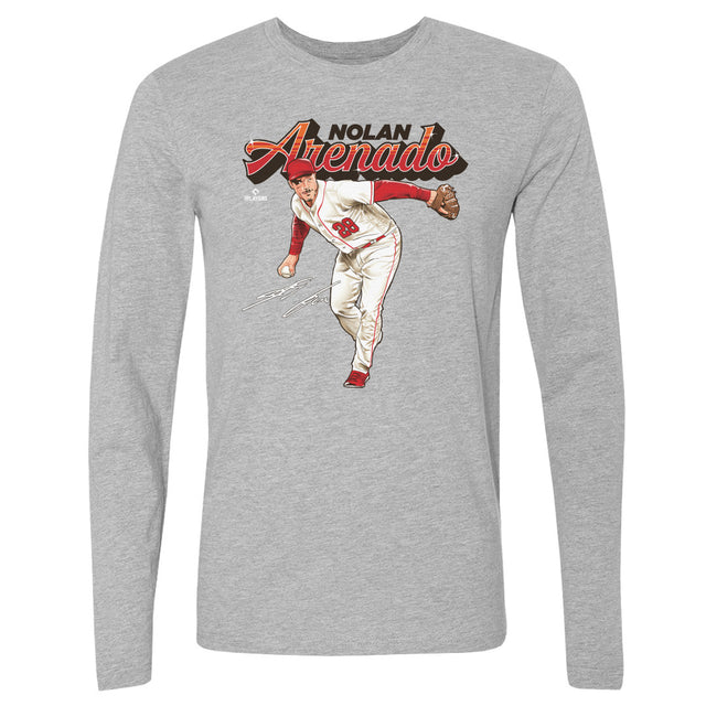 Nolan Arenado Men's Long Sleeve T-Shirt | 500 LEVEL