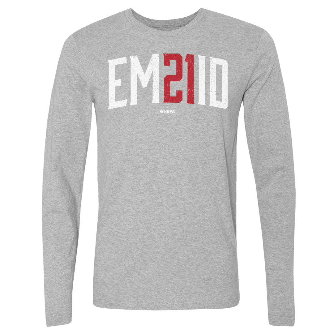 Joel Embiid Men's Long Sleeve T-Shirt | 500 LEVEL