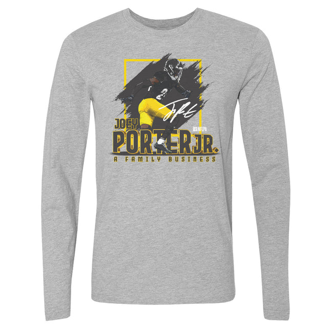 Joey Porter Jr. Men's Long Sleeve T-Shirt | 500 LEVEL