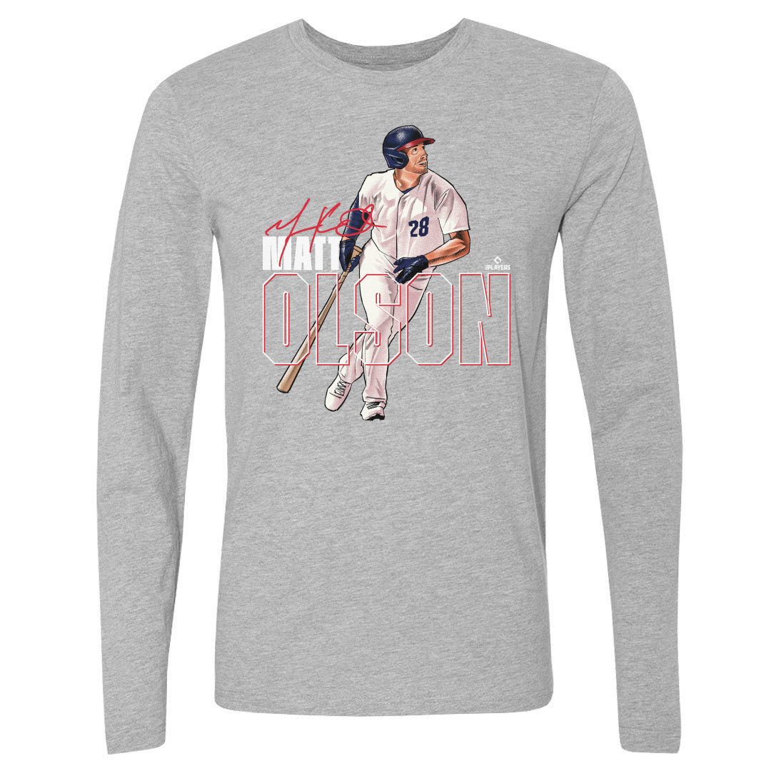 Matt Olson Men's Long Sleeve T-Shirt | 500 LEVEL