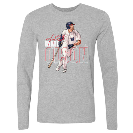 Matt Olson Men's Long Sleeve T-Shirt | 500 LEVEL
