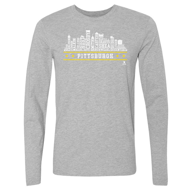 Pittsburgh Men's Long Sleeve T-Shirt | 500 LEVEL
