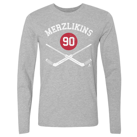 Elvis Merzlikins Men's Long Sleeve T-Shirt | 500 LEVEL