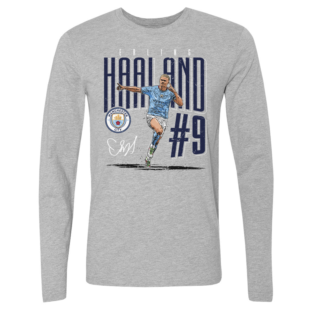 Erling Haaland Men's Long Sleeve T-Shirt | 500 LEVEL