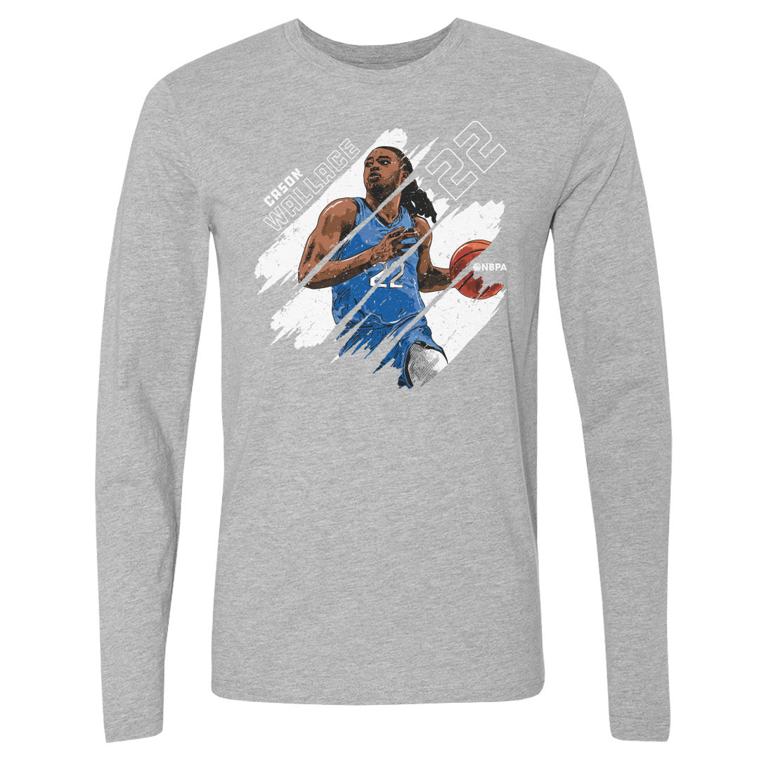 Cason Wallace Men's Long Sleeve T-Shirt | 500 LEVEL