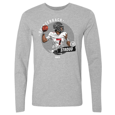 C.J. Stroud Men's Long Sleeve T-Shirt | 500 LEVEL
