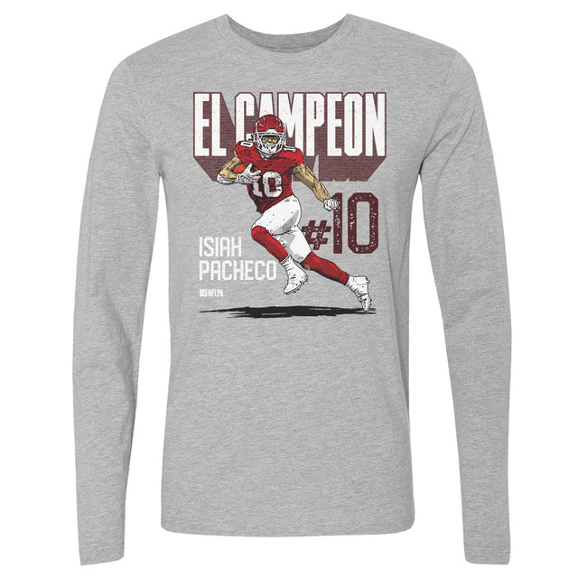 Isiah Pacheco Men's Long Sleeve T-Shirt | 500 LEVEL
