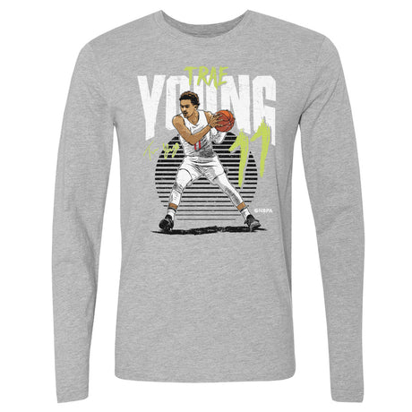 Trae Young Men's Long Sleeve T-Shirt | 500 LEVEL