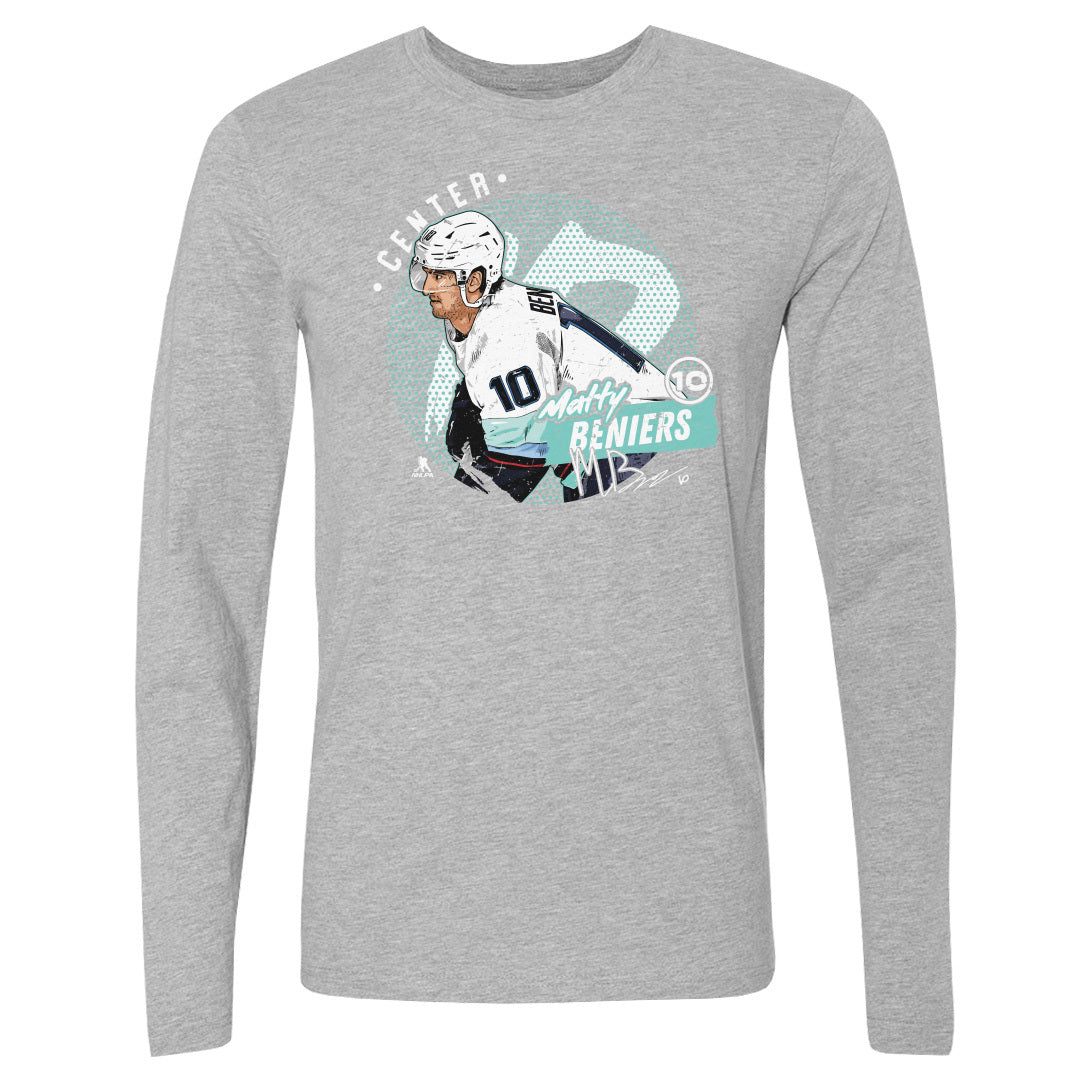 Matty Beniers Men's Long Sleeve T-Shirt | 500 LEVEL