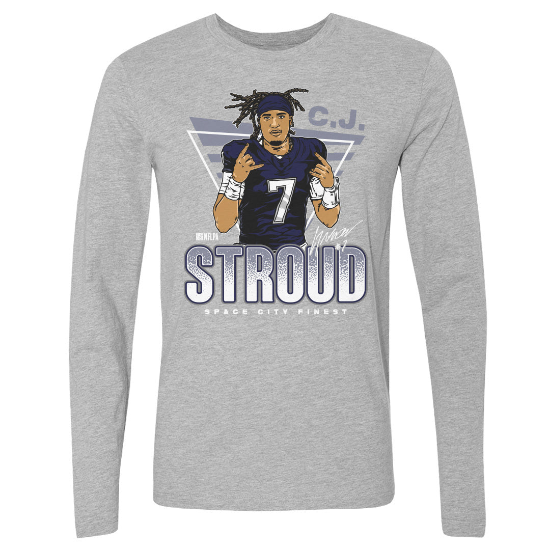 C.J. Stroud Men's Long Sleeve T-Shirt | 500 LEVEL