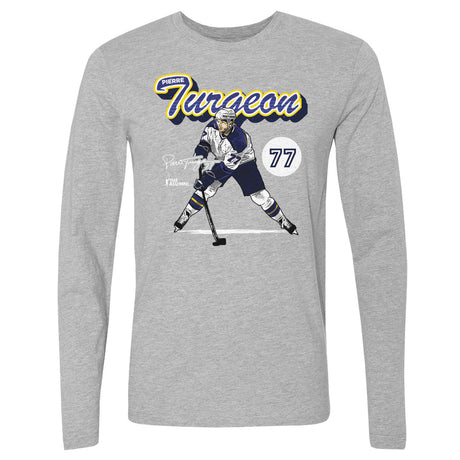 Pierre Turgeon Men's Long Sleeve T-Shirt | 500 LEVEL