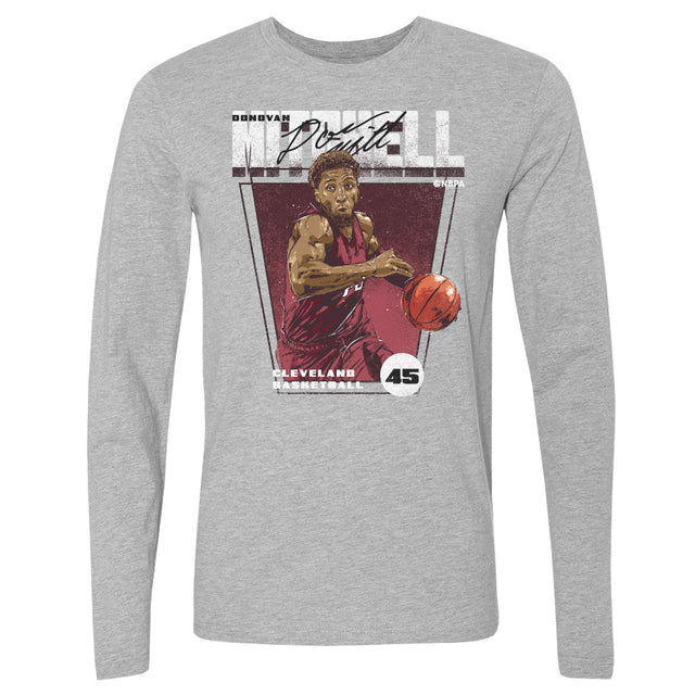 Donovan Mitchell Men's Long Sleeve T-Shirt | 500 LEVEL