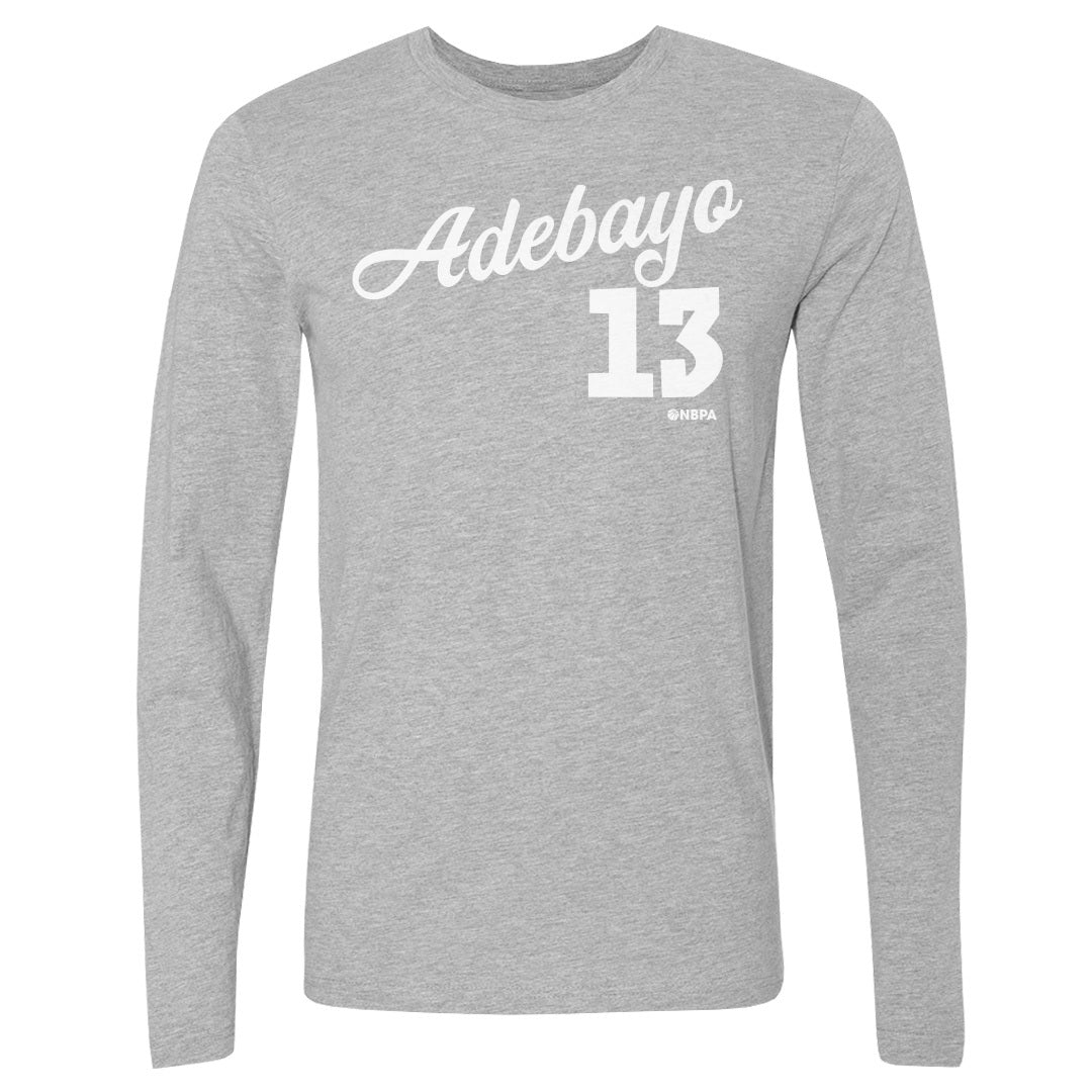 Bam Adebayo Men's Long Sleeve T-Shirt | 500 LEVEL