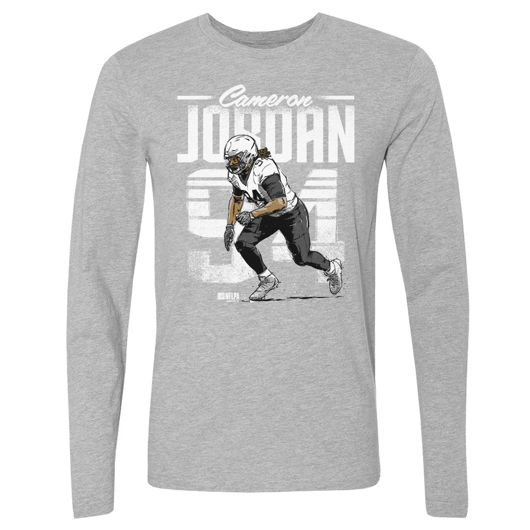 Cameron Jordan Men's Long Sleeve T-Shirt | 500 LEVEL