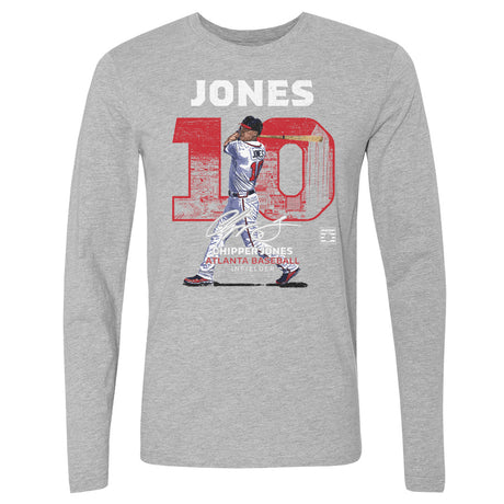 Chipper Jones Men's Long Sleeve T-Shirt | 500 LEVEL