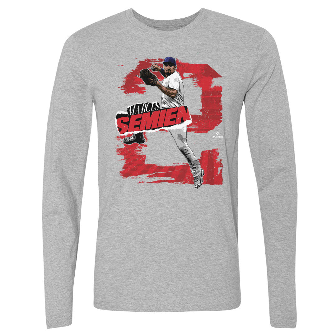 Marcus Semien Men's Long Sleeve T-Shirt | 500 LEVEL