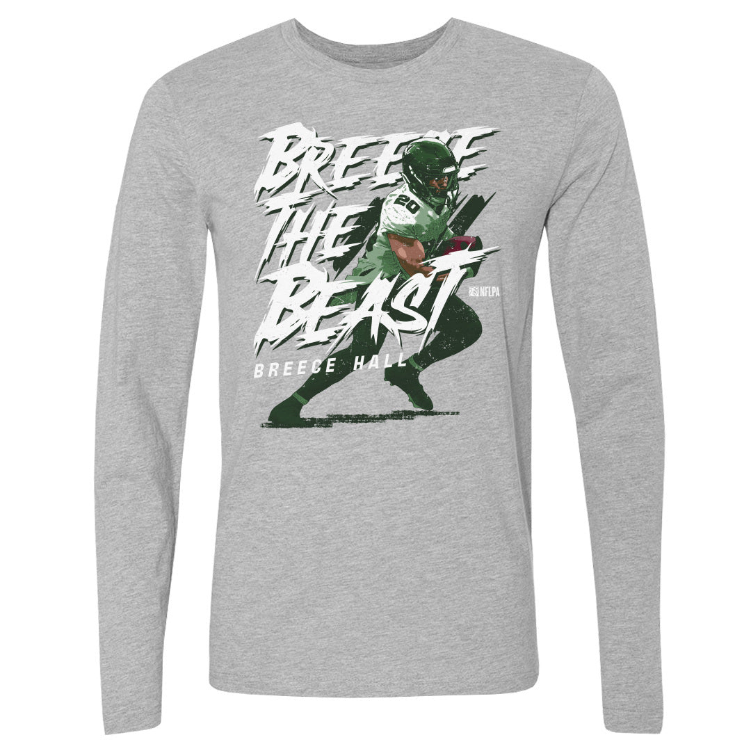 Breece Hall Men's Long Sleeve T-Shirt | 500 LEVEL