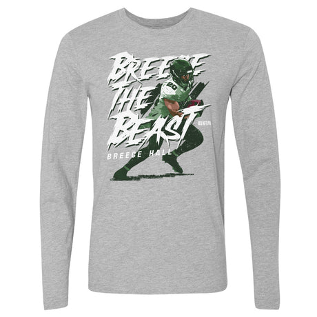 Breece Hall Men's Long Sleeve T-Shirt | 500 LEVEL