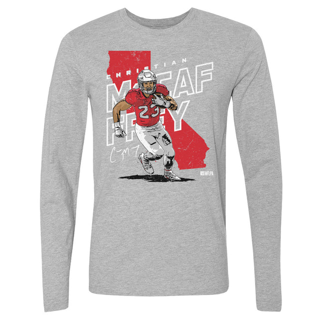 Christian McCaffrey Men's Long Sleeve T-Shirt | 500 LEVEL