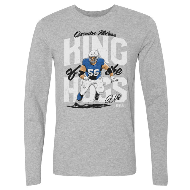 Quenton Nelson Men's Long Sleeve T-Shirt | 500 LEVEL