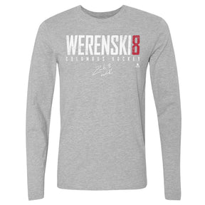 Zach Werenski Men's Long Sleeve T-Shirt | 500 LEVEL