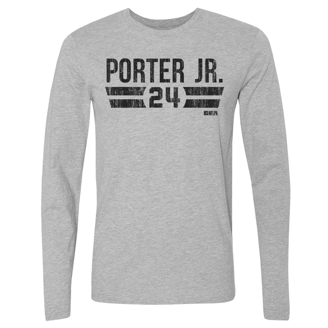 Joey Porter Jr. Men's Long Sleeve T-Shirt | 500 LEVEL