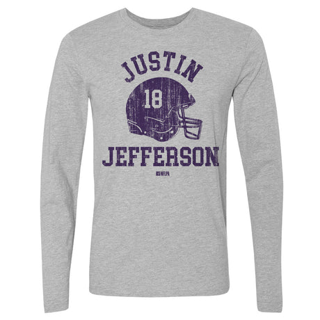 Justin Jefferson Men's Long Sleeve T-Shirt | 500 LEVEL