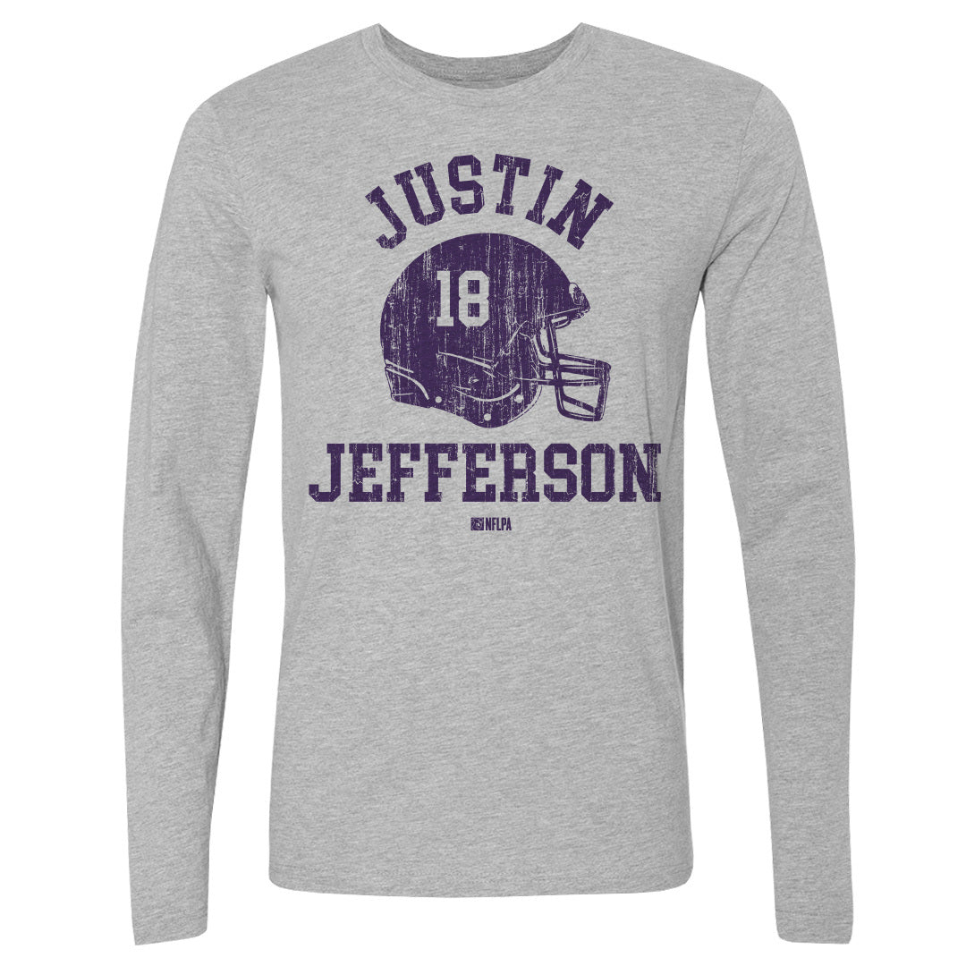 Justin Jefferson Men&#39;s Long Sleeve T-Shirt | 500 LEVEL