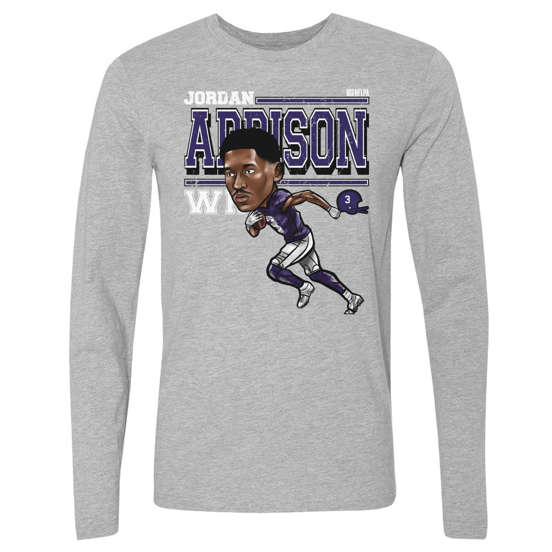 Jordan Addison Men's Long Sleeve T-Shirt | 500 LEVEL