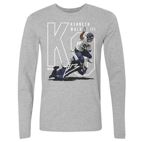 Kenneth Walker III Men's Long Sleeve T-Shirt | 500 LEVEL