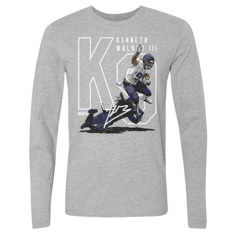 Kenneth Walker III Men's Long Sleeve T-Shirt | 500 LEVEL