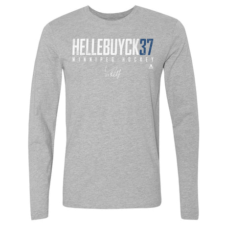 Connor Hellebuyck Men's Long Sleeve T-Shirt | 500 LEVEL