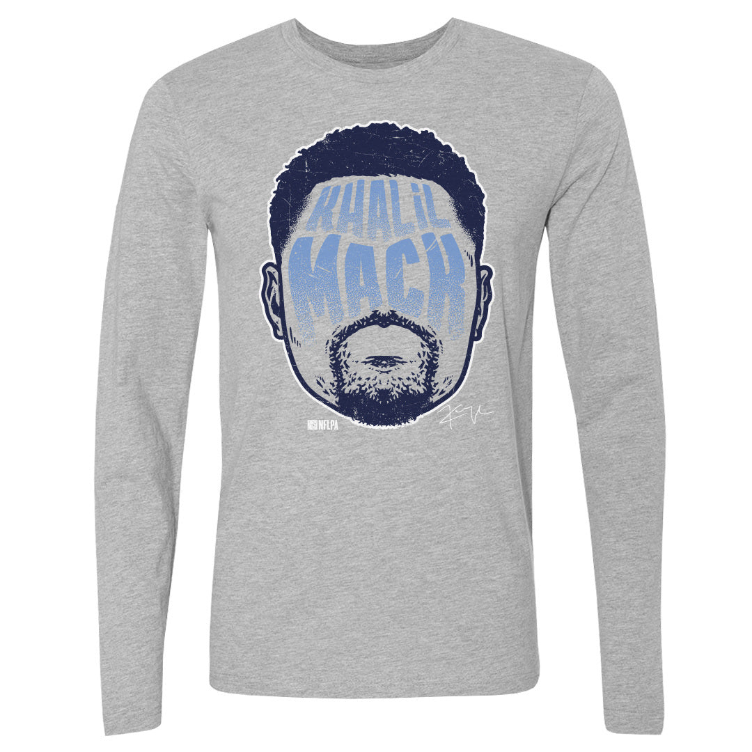 Khalil Mack Men&#39;s Long Sleeve T-Shirt | 500 LEVEL