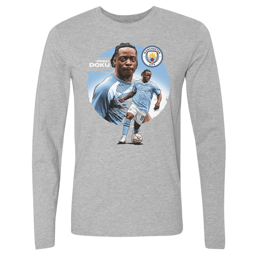 Jeremy Doku Men's Long Sleeve T-Shirt | 500 LEVEL