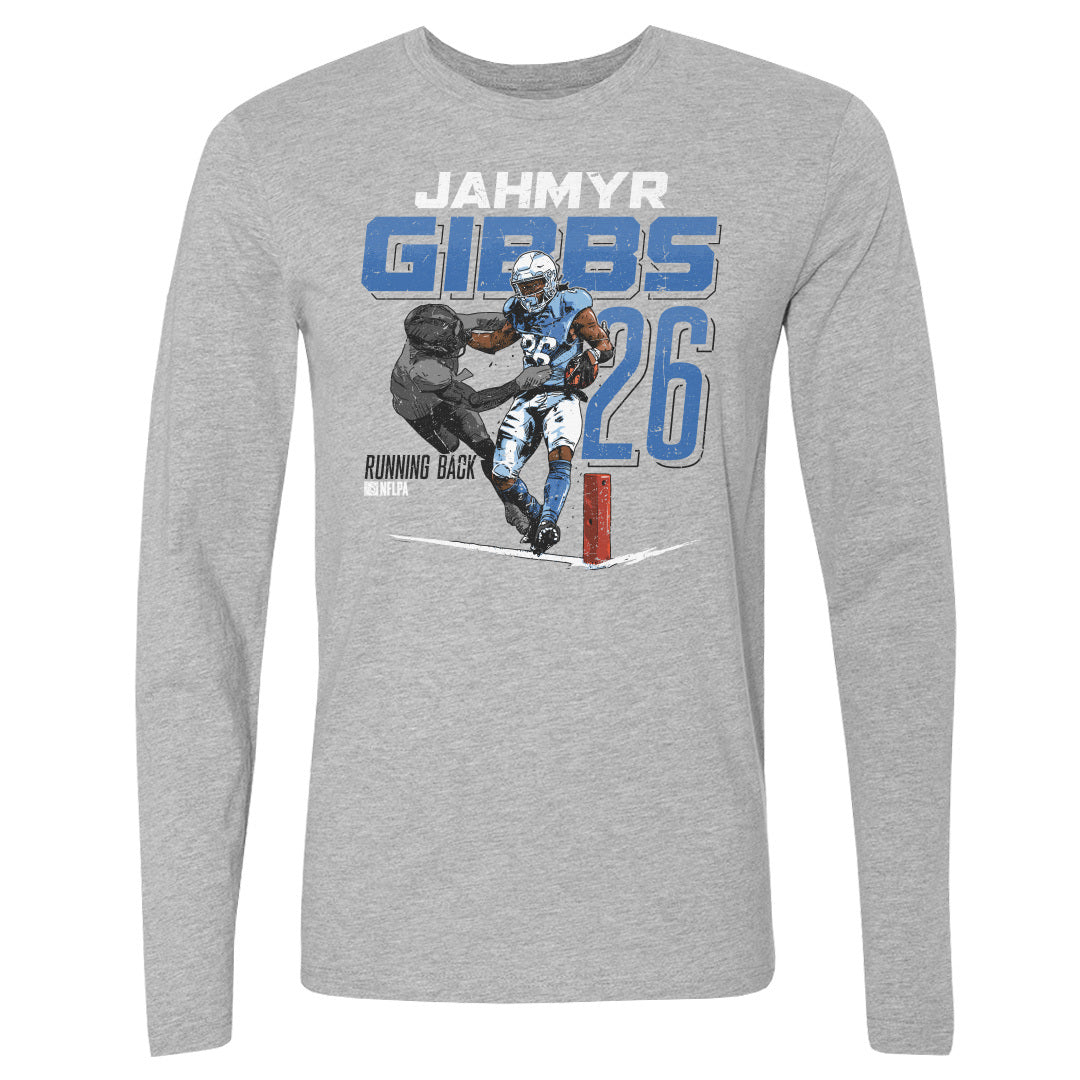 Jahmyr Gibbs Men&#39;s Long Sleeve T-Shirt | 500 LEVEL