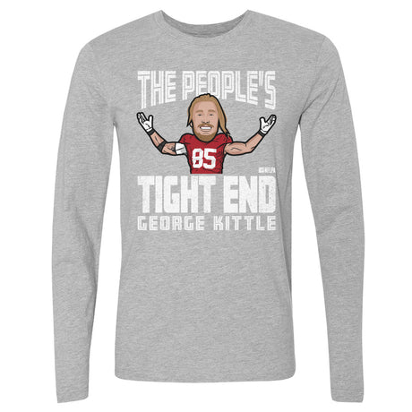 George Kittle Men's Long Sleeve T-Shirt | 500 LEVEL