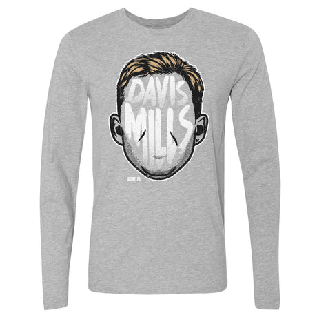 Davis Mills Men's Long Sleeve T-Shirt | 500 LEVEL