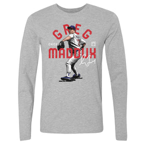 Greg Maddux Men's Long Sleeve T-Shirt | 500 LEVEL