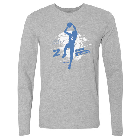 Shai Gilgeous-Alexander Men's Long Sleeve T-Shirt | 500 LEVEL