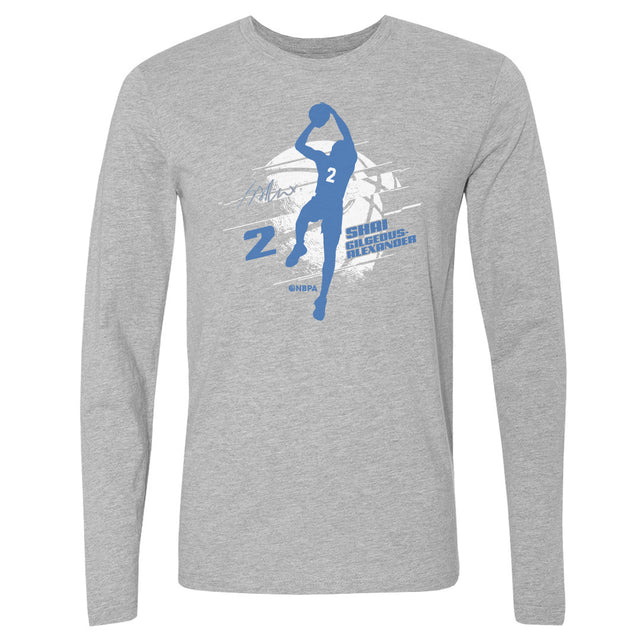 Shai Gilgeous-Alexander Men's Long Sleeve T-Shirt | 500 LEVEL