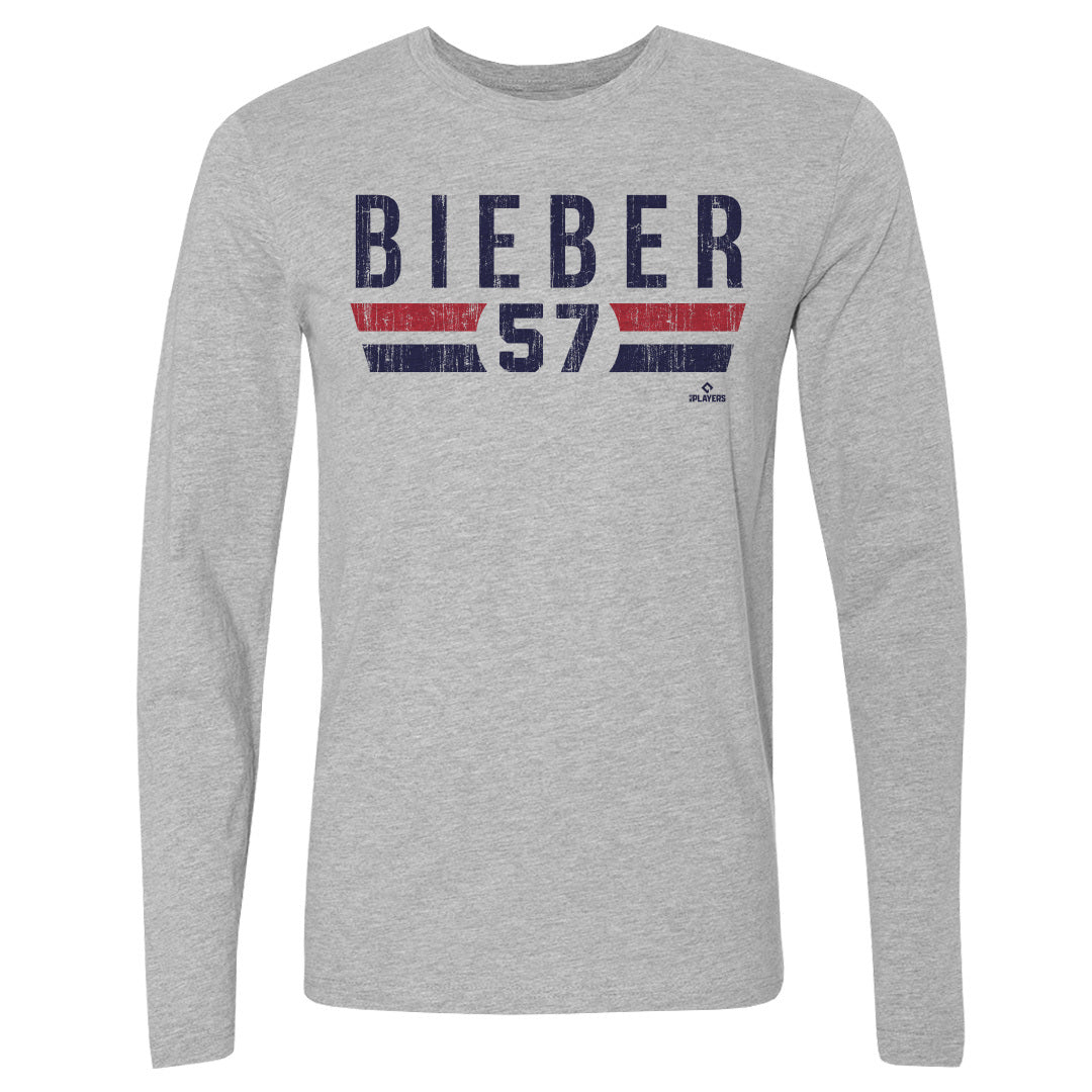 Shane Bieber Men&#39;s Long Sleeve T-Shirt | 500 LEVEL