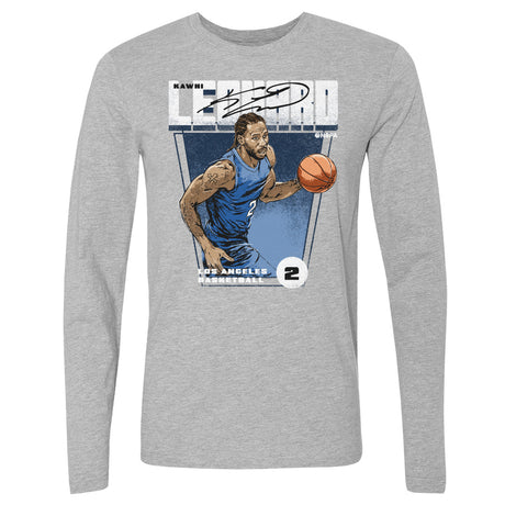 Kawhi Leonard Men's Long Sleeve T-Shirt | 500 LEVEL