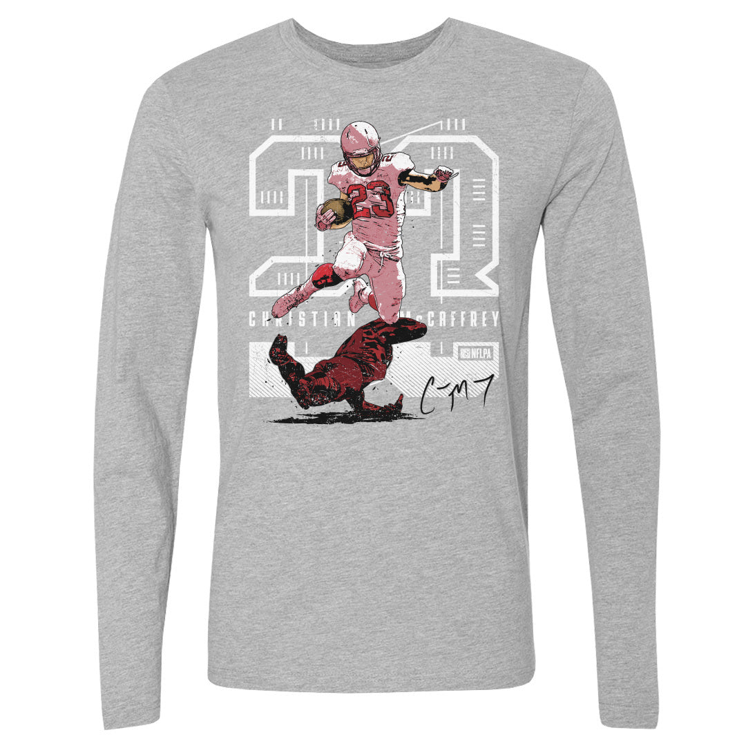 Christian McCaffrey Men's Long Sleeve T-Shirt | 500 LEVEL