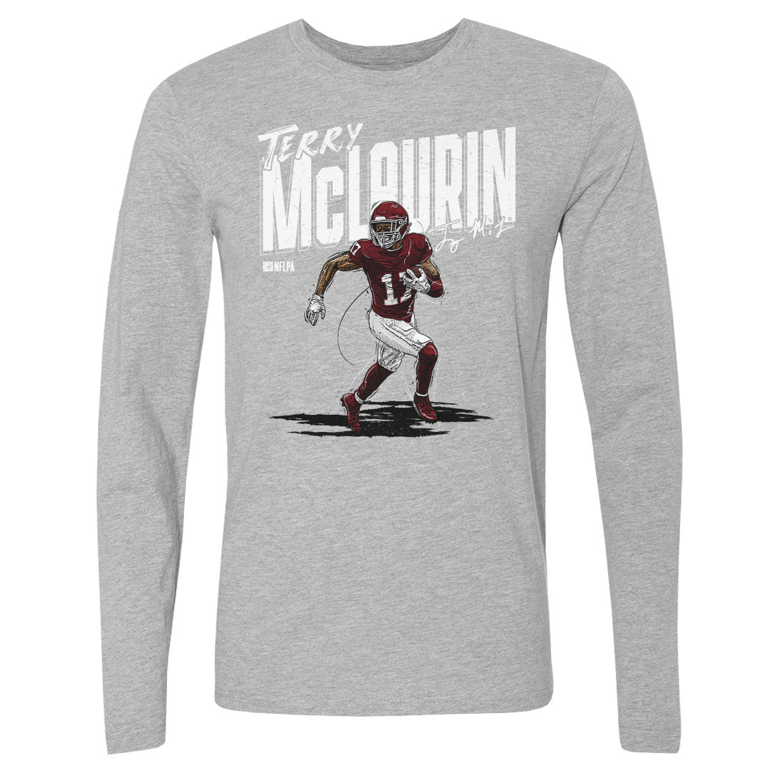 Terry McLaurin Men&#39;s Long Sleeve T-Shirt | 500 LEVEL